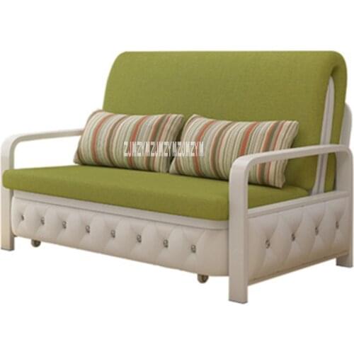 RR-996 # Drawing Drill Multifunctional Sofa Foldable Removable Double Bed Home Office Hotel Solid Wood Bed Board Simple Modern