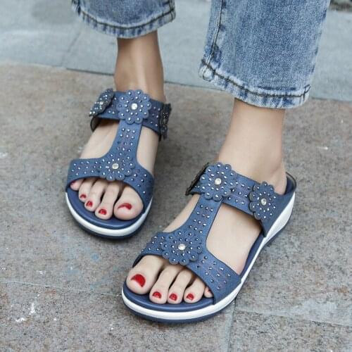 2021 Women Leather Casual Sandal Women Platform Sandals Open Toe Ladies Party Shoes Woman Gladiator Sandals
