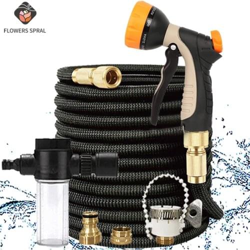 Water Hose Gardens Pressure Water Gun For Garden Watering Irrigation Hose For Garden And Vegetable Patch Extendable Hose The New