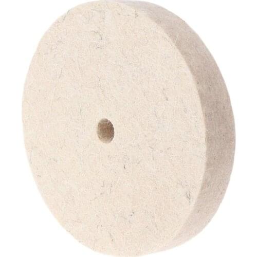 Y1UD Drill Grinding Wheel Buffing Wheel Felt Wool Polishing Pad Abrasive Disc For Bench Grinder Rotary Tool