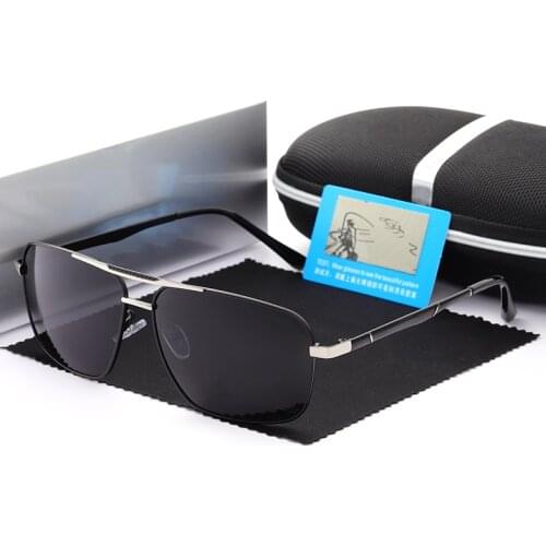 Fashion Brand Polarized Sunglasses Men Mercede Vintage Light Metal High Toughness UV400 Anti-Vertigo Glasses For Driving 20210