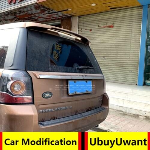 UBUYWUANT For Land Rover Freelander 2 2007 - 2014 ABS Plastic Exterior Primer Color Rear Spoiler Tail Trunk Boot Wing Decoration