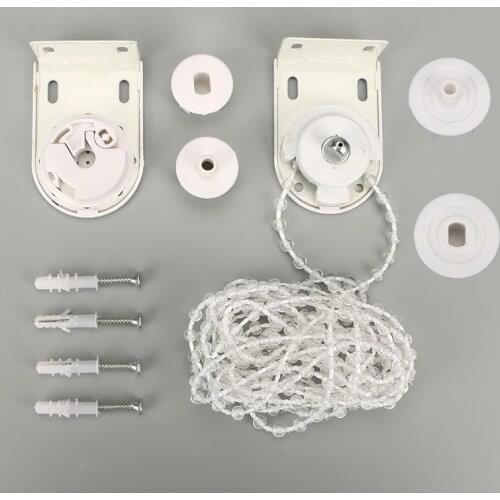 High Quality manual Rolling Blinds accessories metal Bracket Shade Cluth Bracket Bead Chain 28mm/38mm kit for home decor