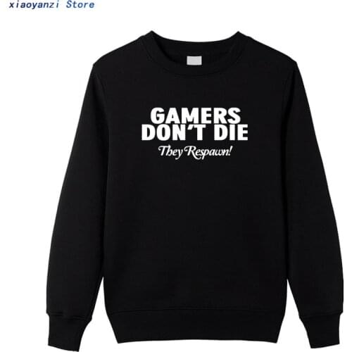 Gift for gamers funny men sweatshirts 2020 casual slim fit gaming pullovers cotton hoodies adult brand