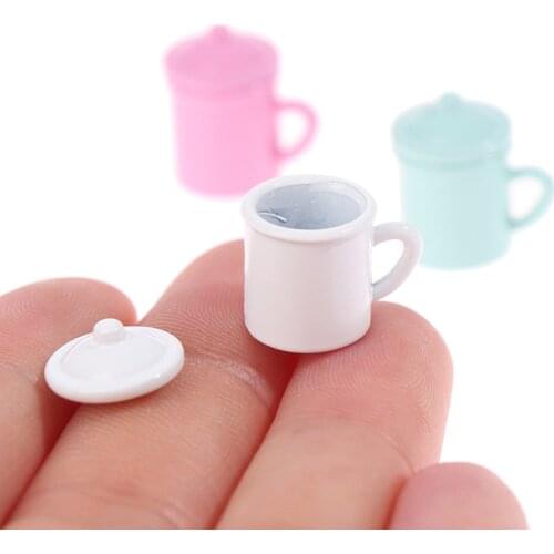 1:12 Miniature Retro Cup / Gargle Cup Dollhouse Tableware For Dolls House Decor Furniture Accessories Toy