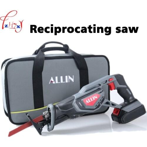 20V 3000mAh Rechargeable Reciprocating Saw Portable Household Electric Small Wood/Metal/Plastic Cutting Reciprocating Saw 1PC