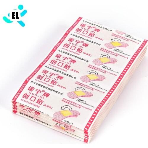 First Aid Waterproof Bandage Hemostatic Medical Disposable Band-Aid With A Serile Stickers Gauze Pad Wound Plaster 50Pcs