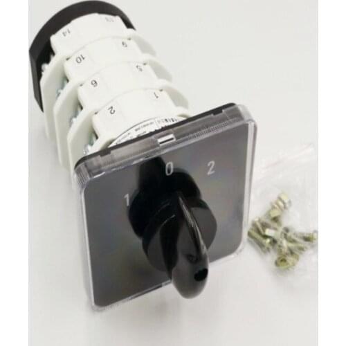 690V 32A 16 Terminals 3 Positions (1-0-2) On-Off-On Rotary Cam Changeover Switch SZL9-32/D1050.4