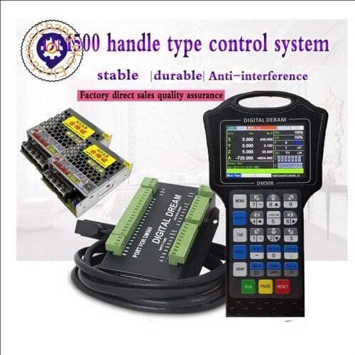 CNCcontroller handwheel 500Khz motion g code with driver DM500 M130 M150 3-4 axis replaces DSP A11E user button cnc