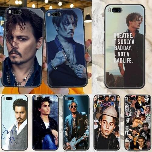 Johnny Depp Phone case For Xiaomi Mi Max Note 3 A2 A3 8 9 9T 10 Lite Pro Ultra black 3D shell art prime trend coque pretty