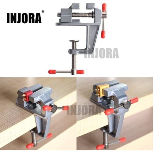 INJORA 1PCS Metal Mini Table Vise Repair Welding Station Tool for RC Car Boat Drone