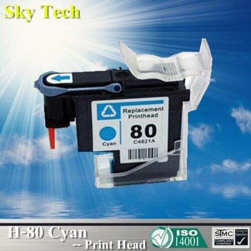Quality Remanufactured Print Head For HP80 Cyan , Renew C4821A For HP Designjet 1050 1055 1000 printer
