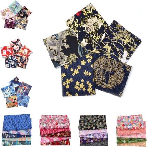 20x25cm Japanese Cotton Fabric Bundle For Patchwork, Sewing Dolls & Bags Needlework Cloth Quilting Material