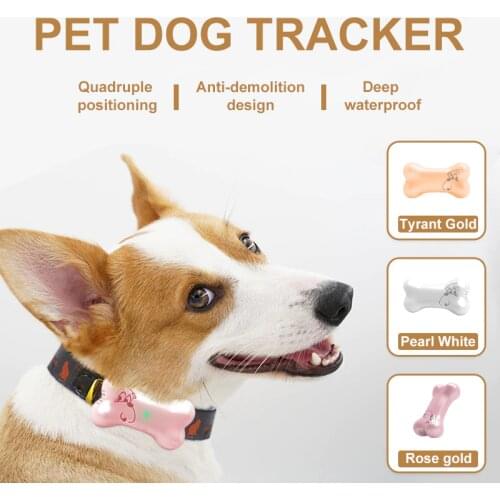 Pet Locator Dog Collar Animal Mini GPS Tracker Anti-Theft Anti-Lost Real-Time Tracking Depth Waterproof Puppy Locating Device