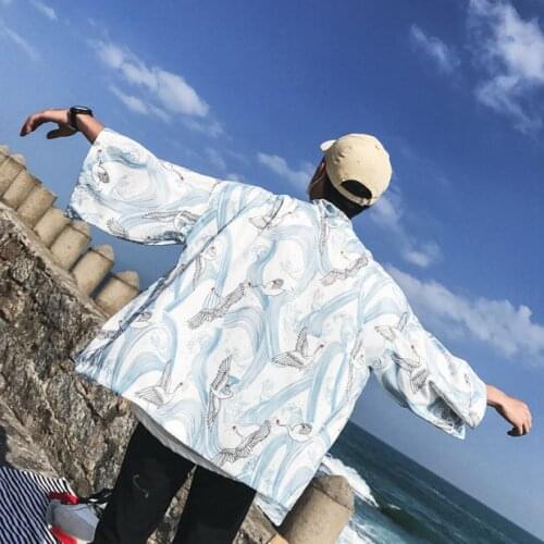 Fashion Hawaiian Shirt High Quality Floral Printed Short Sleeve Men Shirts Japanese Streetwear Casual Cotton Beach Shirt