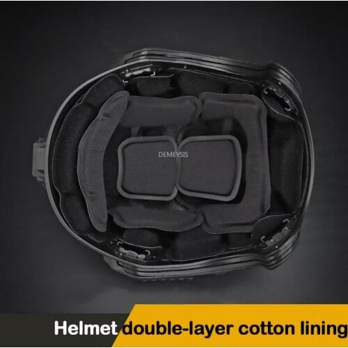 Tactical Helmet Soft Cushion Pad Set Military Shooting FAST Helmet Double-Layer Inner Pad Comfortable Pads Helmet Accessories