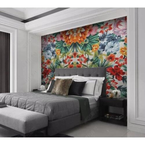 3D Mural Hand drawn vintage rose Photo Wall Murals Living Room bedroom study Creative Art 3d Wallpaper Frescoes