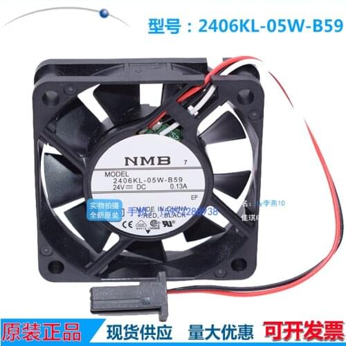 New original FANUC system fan 6015 2406KL-05W-B59 6015 6cm 24V 0.13A Numerical control machine tool