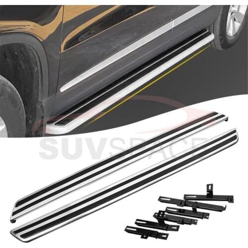 FIT FOR VW Volkswagen Touareg 2011-2018 aluminium running board side step Nerf bar