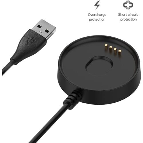 Portable Wireless Charger for Ticwatch C2 Magnetic Charging Dock Station USB Charger Cable Fast Data Charger Base Cradle