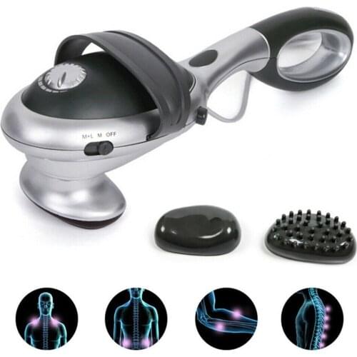 Handheld Electric Body Heated Massager Stick Infrared Body Neck Back Massage Waist Cervical Massager Massager Hammer Vibration