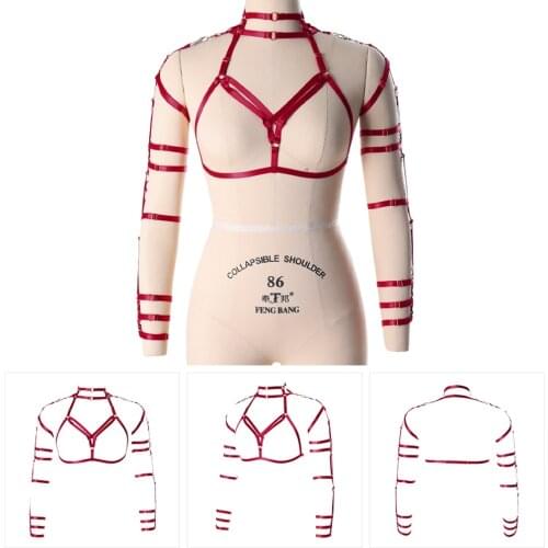 Punk Goth Accessories Harness For Women Sword Belt Adjust Waist Suspender Pole Dance Rave Costume Garters Sexy Body Bondage