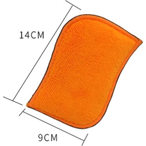 S Shape Double-side Cleaning Sponge Dishwashing Brushes Kitchen Tools Wash Bowl Sponge Scouring Pad Absorbent Sponge Block Brush