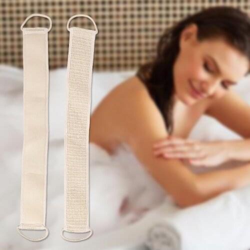 Cotton Linen Brushes Bath Towels Rubbing Exfoliating Back Mud Peeling Body Massage Shower Flexible Scrubber Skin Clean