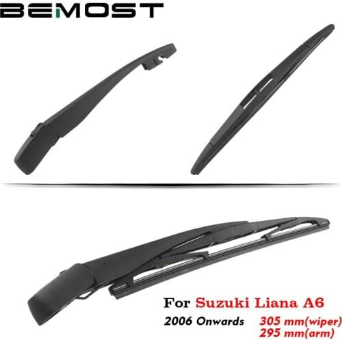 BEMOST Car Rear Windshield Wiper Arm Blade Brushes For Suzuki Liana A6 2006 Onwards Hatchback 305MM Back Windscreen Auto Styling
