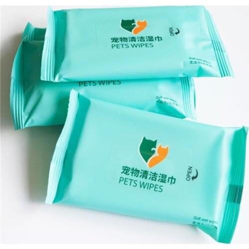 Special wet wipes, pet cat dog wet wipes, deodorant clean pet wipes, dog supplies 10 piece to gm