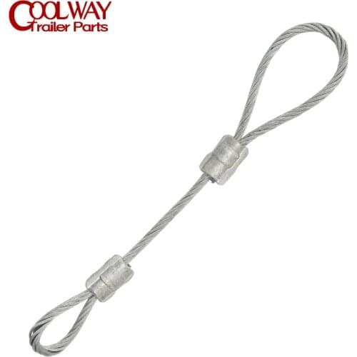 Trailer Safety Cable Steel Wire Rope 270 MM Long Chain RV Parts Camper Accessories Caravan Components