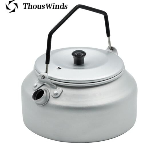 Thous Winds 0.9L outdoor kettle outdoor camping picnic ultralight aluminum kettle coffee maker