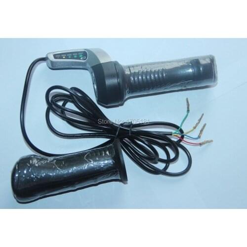 Electric bike parts 36v Electric Scooter Throttle Twist Grips Power Display scooter parts E-bike accessories Roller Gasgriff