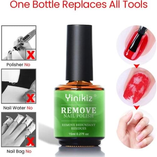 New Nails Art Gel Degreaser Sticky Remover Liquid Fast Remove Green Health Manicure Nails Art Transparent Liquid
