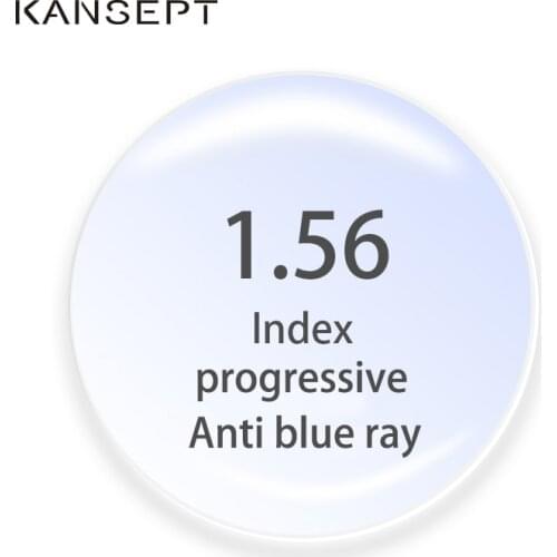 1.56 Index Progressive Anti-Blue Ray Prescription Lenses Aspherical Computer Professional Lenses Anti-Radiation Optical Lens