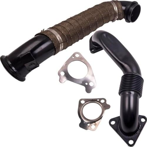 3‘’ Turbo Downpipe Tube Up pipe w/ Gasket for Chevy Express 6.6L Duramax 2001-2016