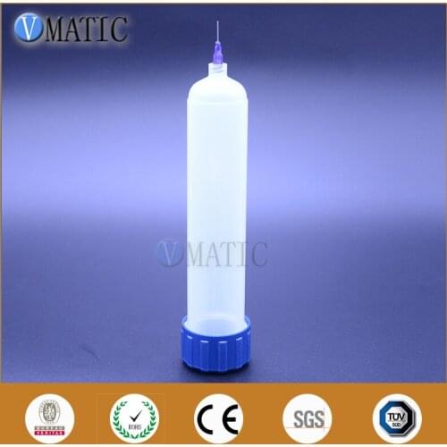 Free Shipping Thickening Explosion-Proof 200cc/ml Helix Luer Lock Tip Dispenser Dispensing Pneumatic Syringe Barrel With Adapter