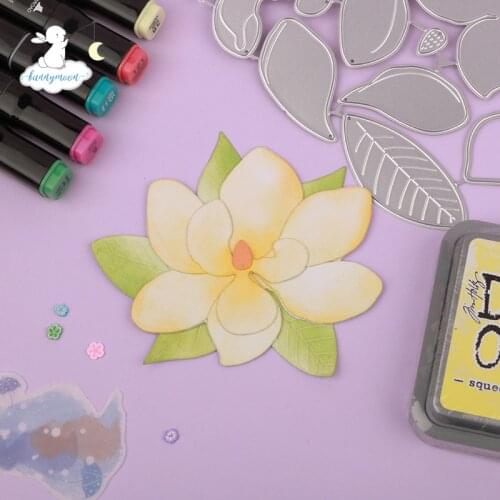 Bunnymoon Flower2 Metal Cutting Dies Embossing Scrapbooking Stencil Craft Cut Dies For DIY Card Crafts Handmade