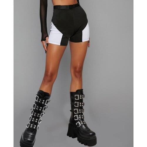 Big Size 44 Top Quality Block High Heels Winter Dropship Gothic Cosplay Women Shoes Platform Fashion Street Motorcycles Boots