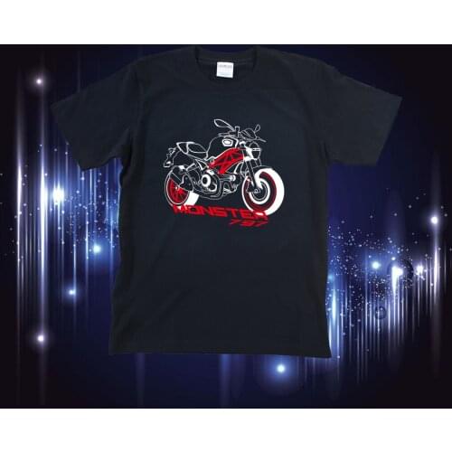 KODASKIN Motorcycle Style 100% Cotton for DUCATI Monster 797 Casual Short Sleeve O-Neck T Shirt