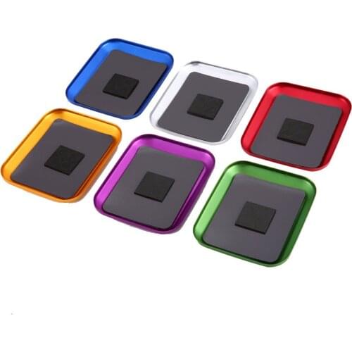 Multi-color Aluminum Alloy Screw Tray With Magnetic Storage Tray For RC Model Disk Model Crawler Tool Screw Plate