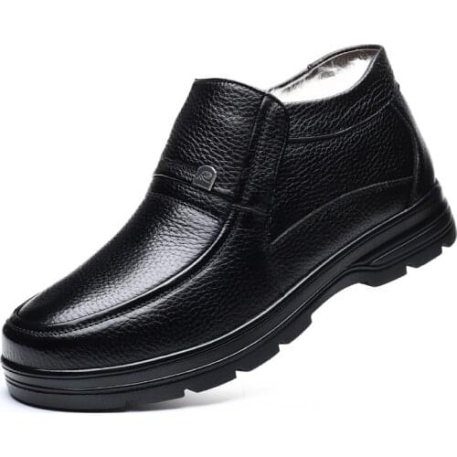 2020 New Snow Boots Protective and Wear-resistant Sole Man Boots Warm and Comfortable Winter Walking Boots Big Size fgb5