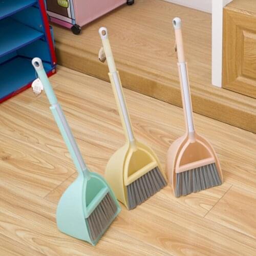 Mini Broom And Dustpan Set For Home Kitchen Room Office Lobby Floor Use For Children Pretend Play House Toy