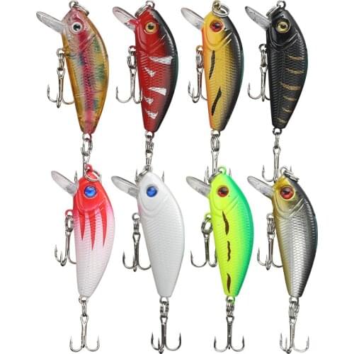 Mini Luya Bait Set Fishing Bait Fake Bait Minobo Climbing VIB Sequins Fatty Pobo Bionic Bait Hard Bait