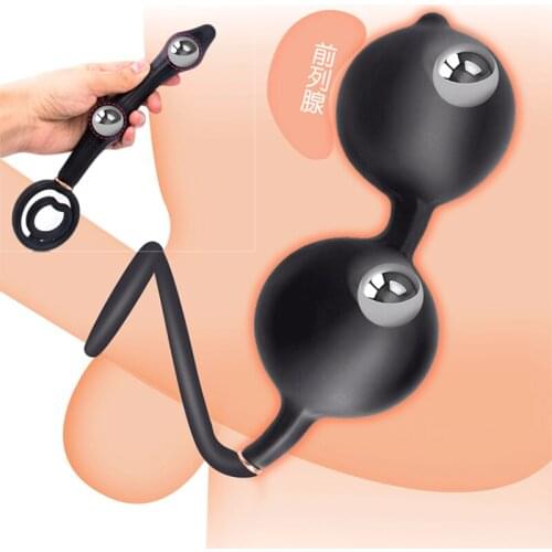 10 Speed Inflatable Anal Vibrator For Adult G spot Stimulator Anal Dilator Big Dildo Anal Plug Sex Toy For Men Prostate Massager