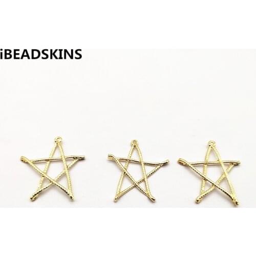 New arrival! 36X33mm 100pcs star-shape charm for Stud earring/earrings accessories/Earring parts/hand Made Jewelry DIY