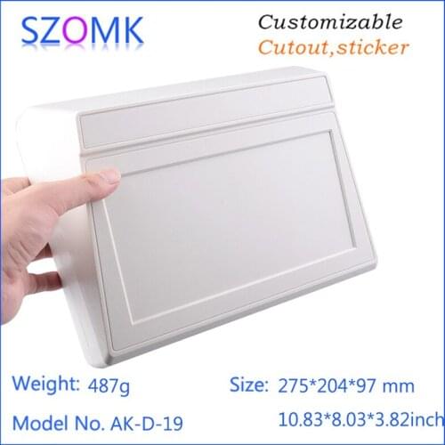 Plastic instrument box new enclosure (10 pcs) 275*204*97mm electrical cabinet abs plastic enclosure electronic equipment