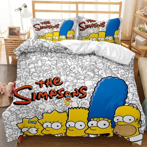 Yellow Anime Character 2/3 Piece Duvet Cover Girls Boys Dormitory Duvet Cover Bedding Duvet Cover Big Quilt Cute Bed Sheets