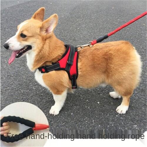 Dog Harness and Free Dog Leash Nylon Reflective Durable Dog Harness Dog Accessories Pet Product for Dog