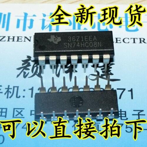 10PCS SN74HC08N DIP14 SN74HC08 DIP 74HC08N 74HC08 DIP-14 new and original IC